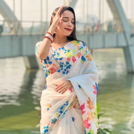 4321- Premium Chandery Silk Saree