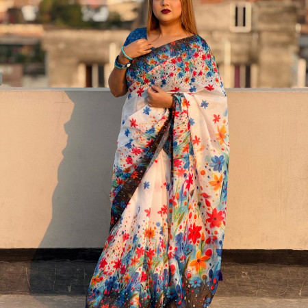 2515- Premium Chandery Silk Saree