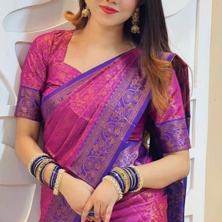 5201 প্রিমিয়াম কাঁঞ্চি কাতান শাড়ি শাড়ি